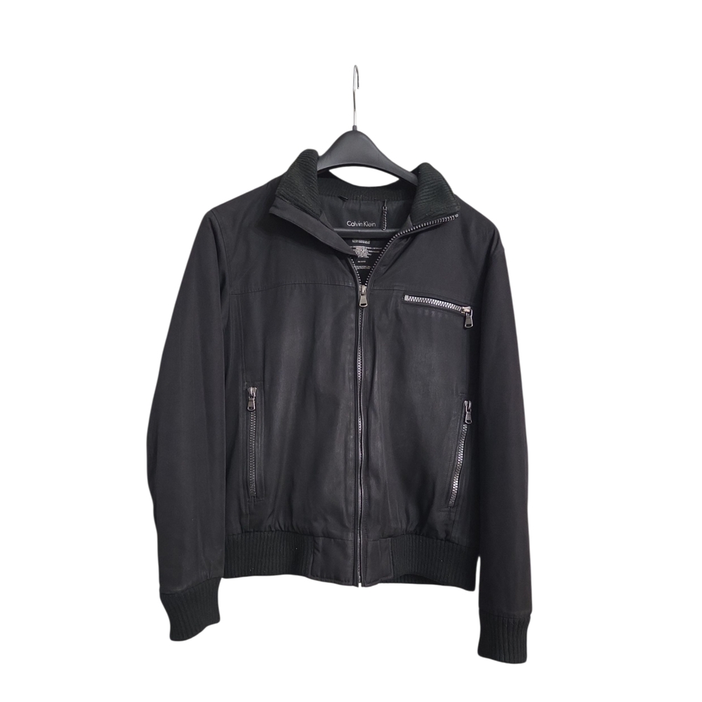 Calvin Klein Black Leather Jacket